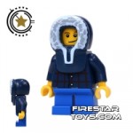 LEGO City Mini Figure Fur Lined Hood