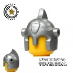 BrickForge Battle Helmet Silver