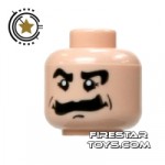 LEGO Mini Figure Heads Bushy Moustache