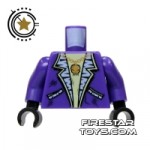 LEGO Mini Figure Torso Purple Jacket