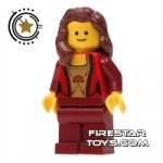 LEGO City Mini Figure Gold And Red Corset Top