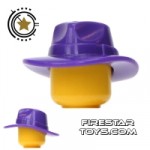 LEGO Cowboy Fedora Hat Purple