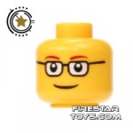 LEGO Mini Figure Heads Glasses
