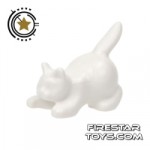 LEGO Animals Mini Figure Crouching Cat White