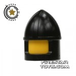 LEGO Castle Helmet With Chin Guard Black