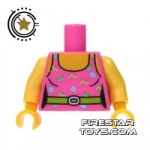 LEGO Mini Figure Torso Pink Leotard