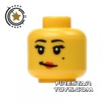 LEGO Mini Figure Heads Beauty Spot