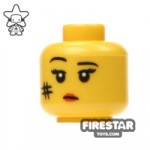 LEGO Mini Figure Heads Smudge on Cheek