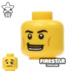 LEGO Mini Figure Heads Gum Shield and Black Eye