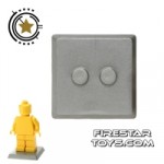 Brick Command Mini Figure Stand Pearl Gray