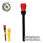 LEGO Kings Royal Sceptre Black Red Jewel