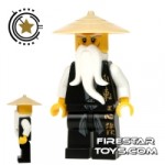 LEGO Ninjago Mini Figure Sensei Wu Black Outfit