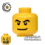 LEGO Mini Figure Heads Smile/Scared