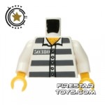 LEGO Mini Figure Torso Prisoner