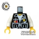 LEGO Mini Figure Torso Police Vest