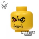 LEGO Mini Figure Heads Red Eye