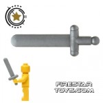 LEGO Castle Sword Pearl Light Gray