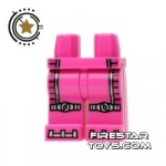 LEGO Mini Figure Legs Pink and Silver Space