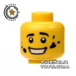 LEGO Mini Figure Heads Oil Splatters