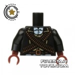 LEGO Mini Figure Torso Jacket with Ammo Belts