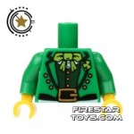 LEGO Mini Figure Torso Leprechaun Jacket